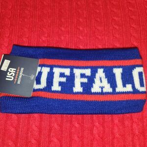 NFL Buffalo Red and Blue Winter Headband Ear Warmer